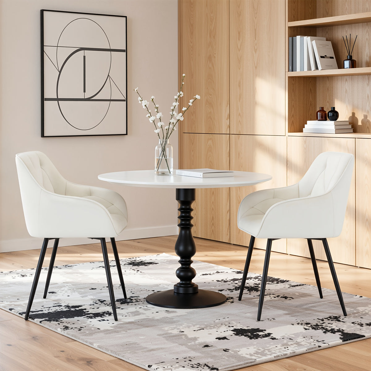Sedia da pranzo, Rosso per seduta e casa – vista dettagliata 18