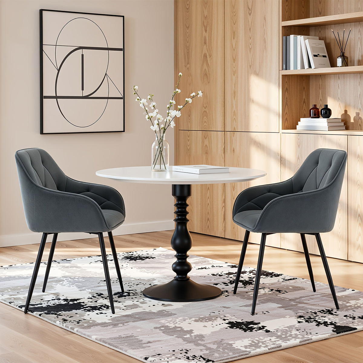 Sedia da pranzo, Rosso per seduta e casa – vista dettagliata 19