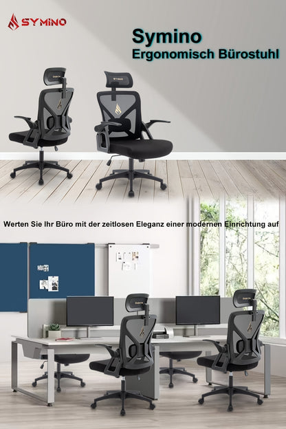 Sedia da ufficio, 150kg per smart working e ufficio – vista dettagliata 9