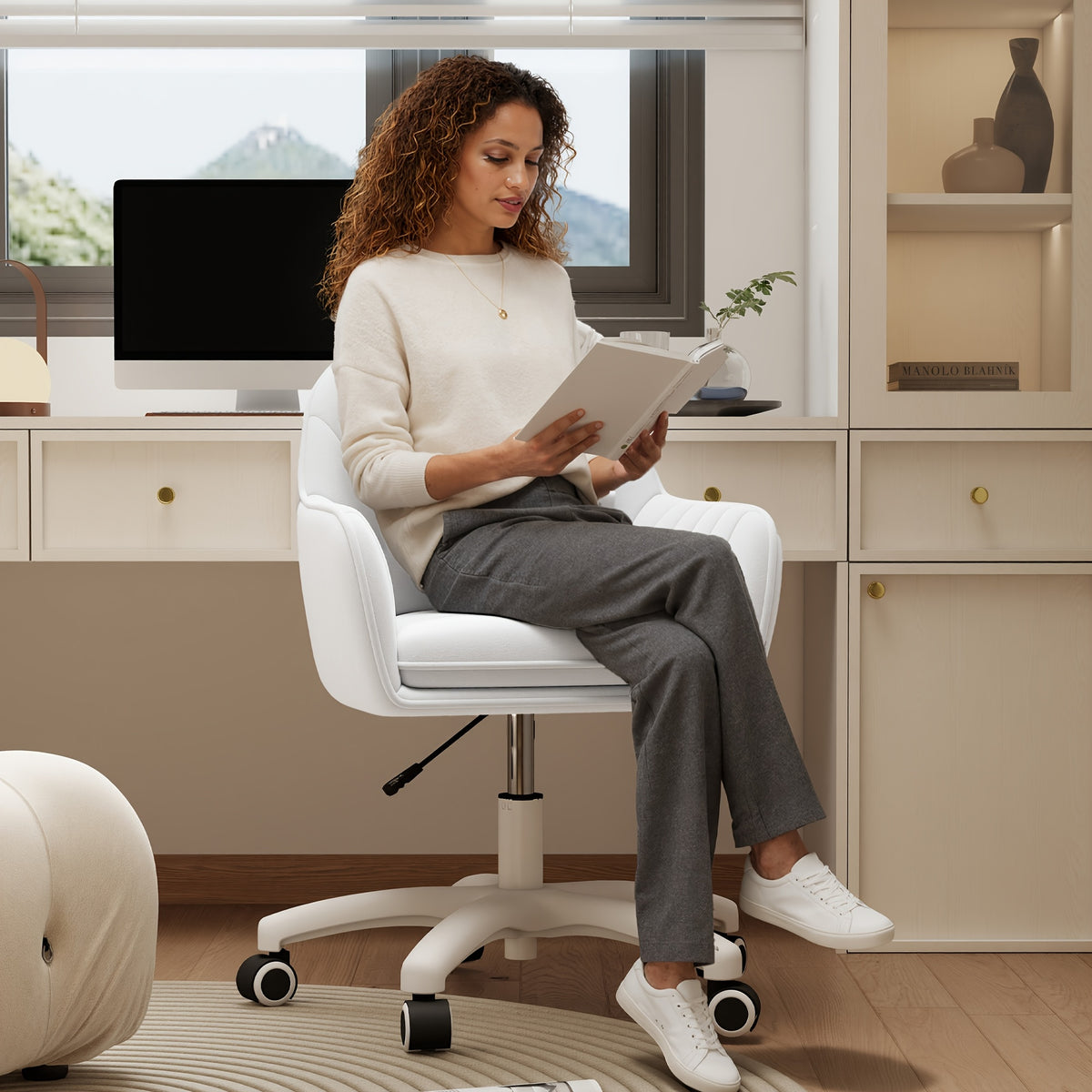Sedia da ufficio, Beige per ufficio – vista dettagliata 5