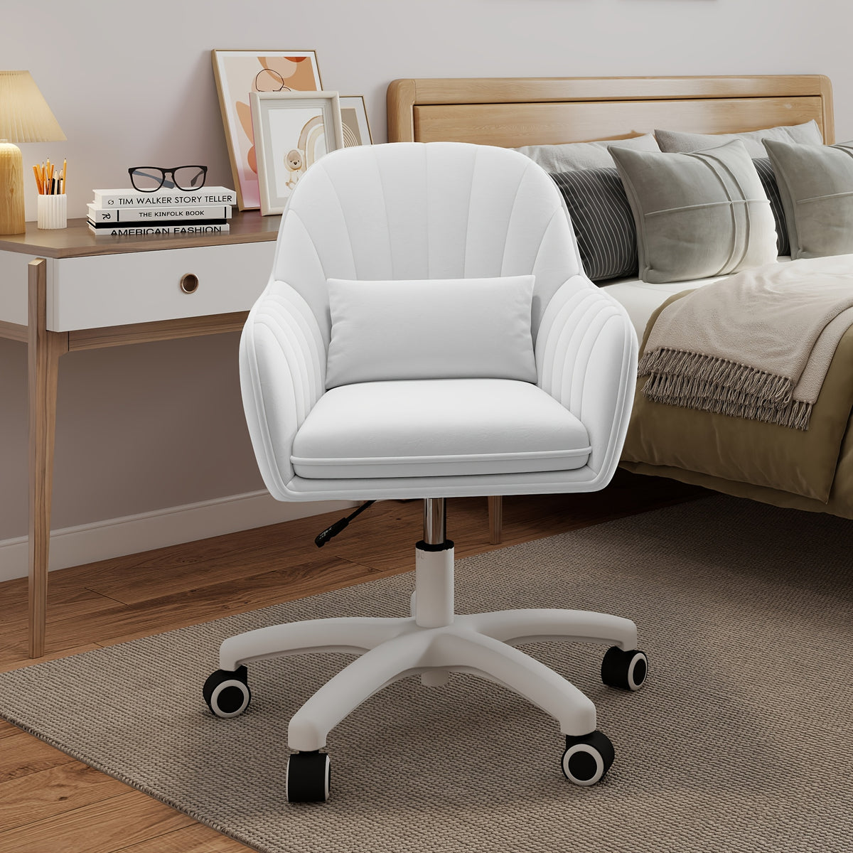 Sedia da ufficio, Beige per ufficio e smart working – vista principale