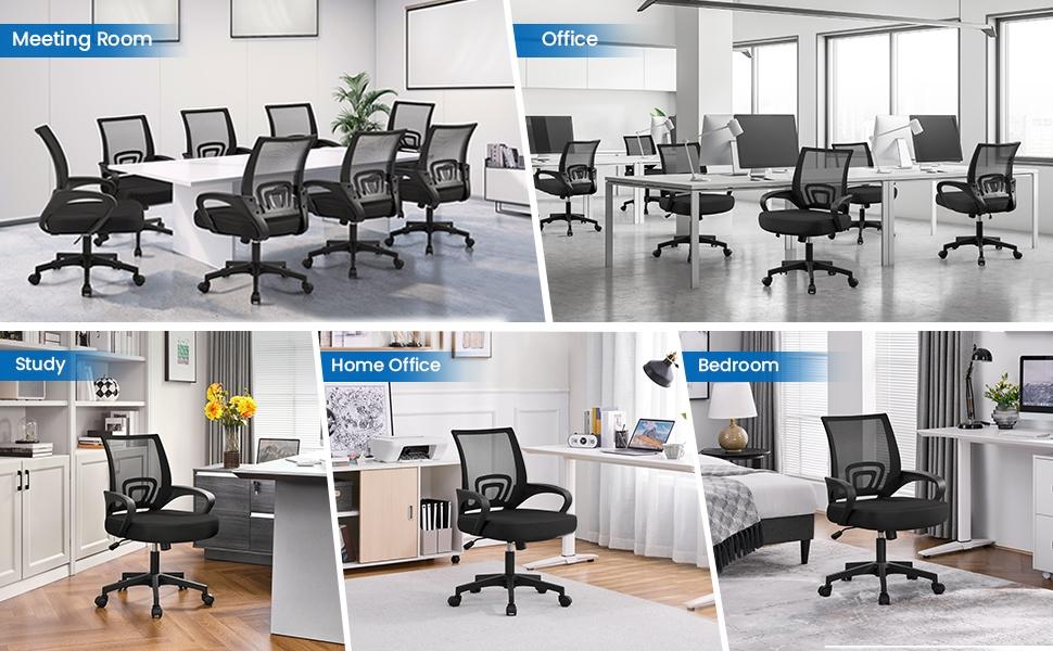 Sedia da ufficio, Blu per ufficio e smart working – vista dettagliata 21