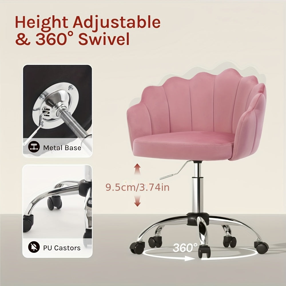 Sedia da ufficio, colore rosa per smart working – vista dettagliata 5