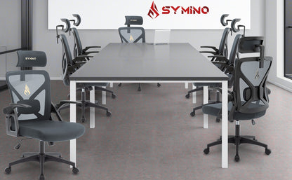 Sedia da ufficio, Grigio per smart working – vista dettagliata 8