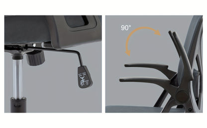Sedia da ufficio, Grigio per smart working – vista dettagliata 9