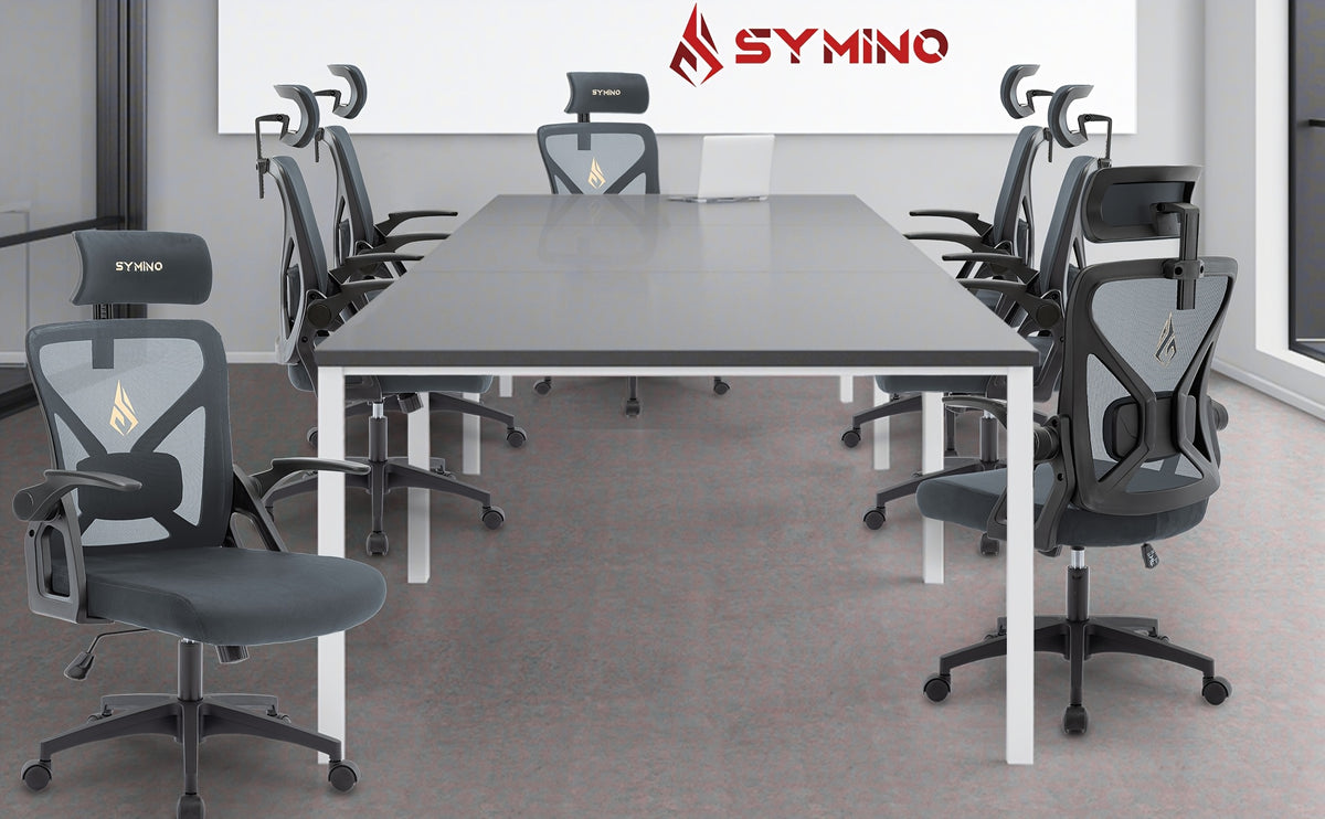 Sedia da ufficio, Grigio per smart working e ufficio – vista dettagliata 8