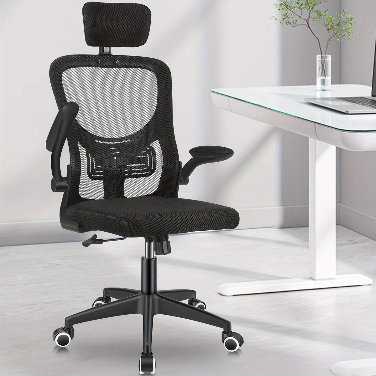 Sedia da ufficio, Nero per smart working – vista principale