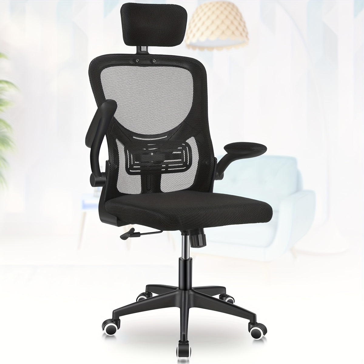Sedia da ufficio, Nero per smart working – vista dettagliata 2