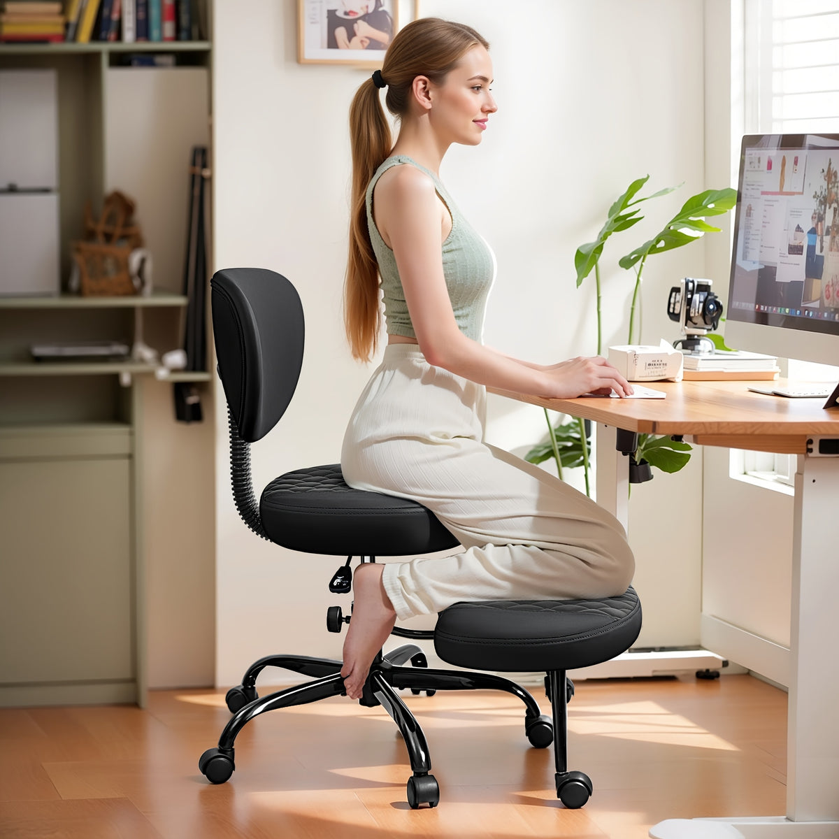 Sedia da ufficio, regolabile per smart working – vista dettagliata 10