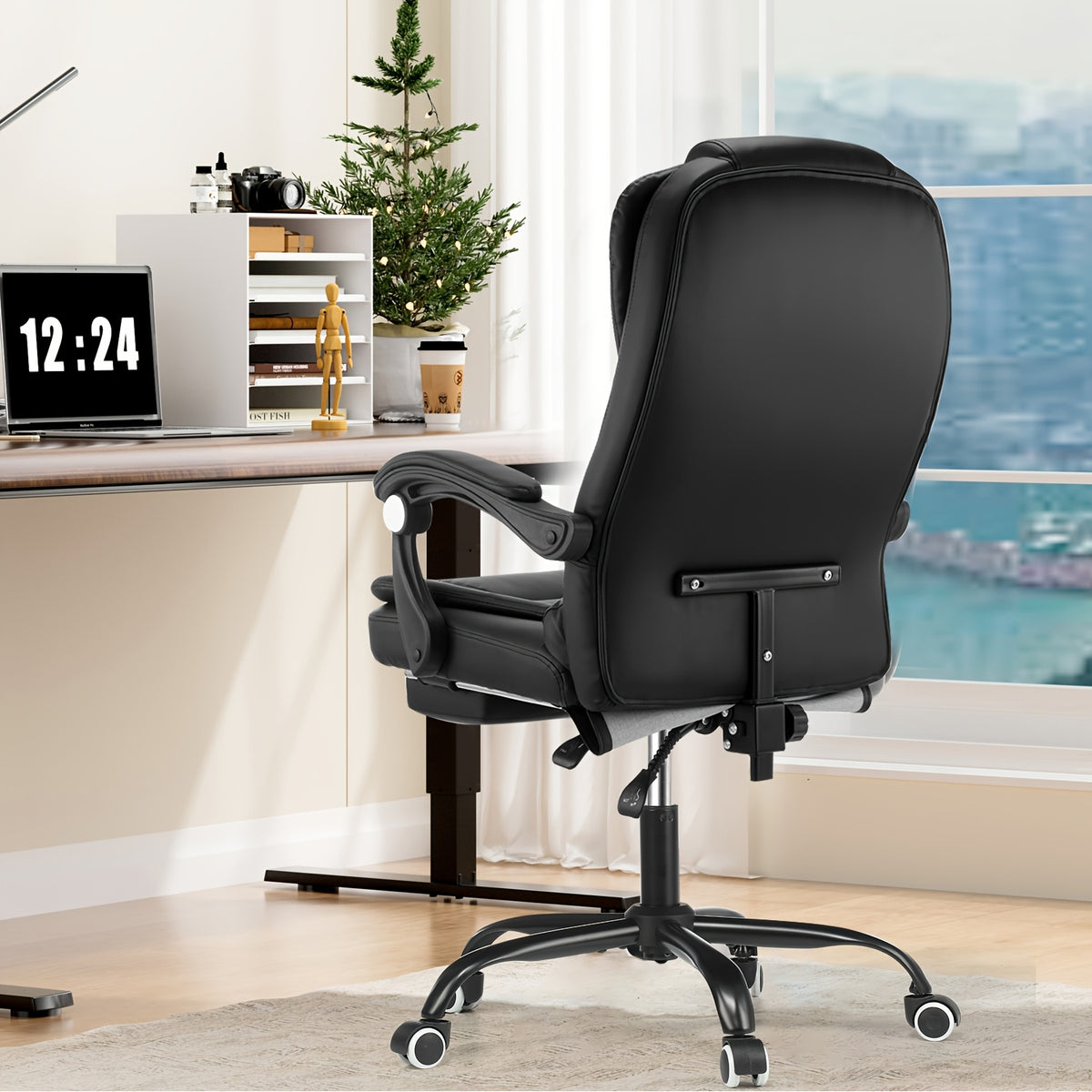 Sedia da ufficio, schienale regolabile per smart working – vista dettagliata 5