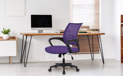 Sedia da ufficio, Viola per smart working e uso quotidiano – vista dettagliata 26