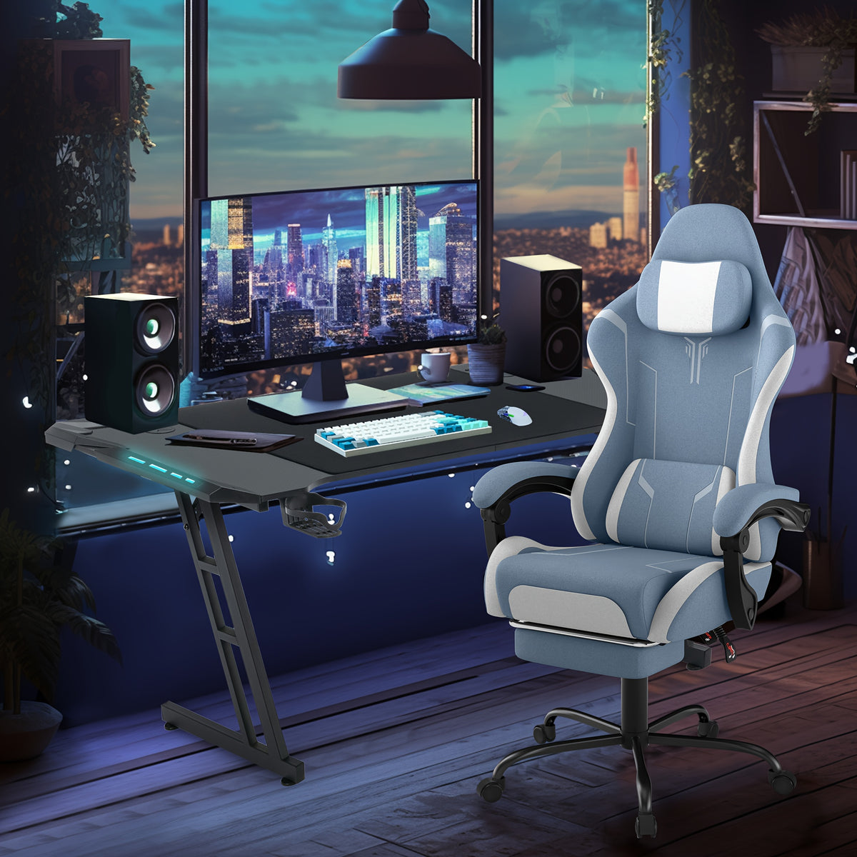 Sedia gaming, 150 kg per gaming e postazione PC – vista dettagliata 8