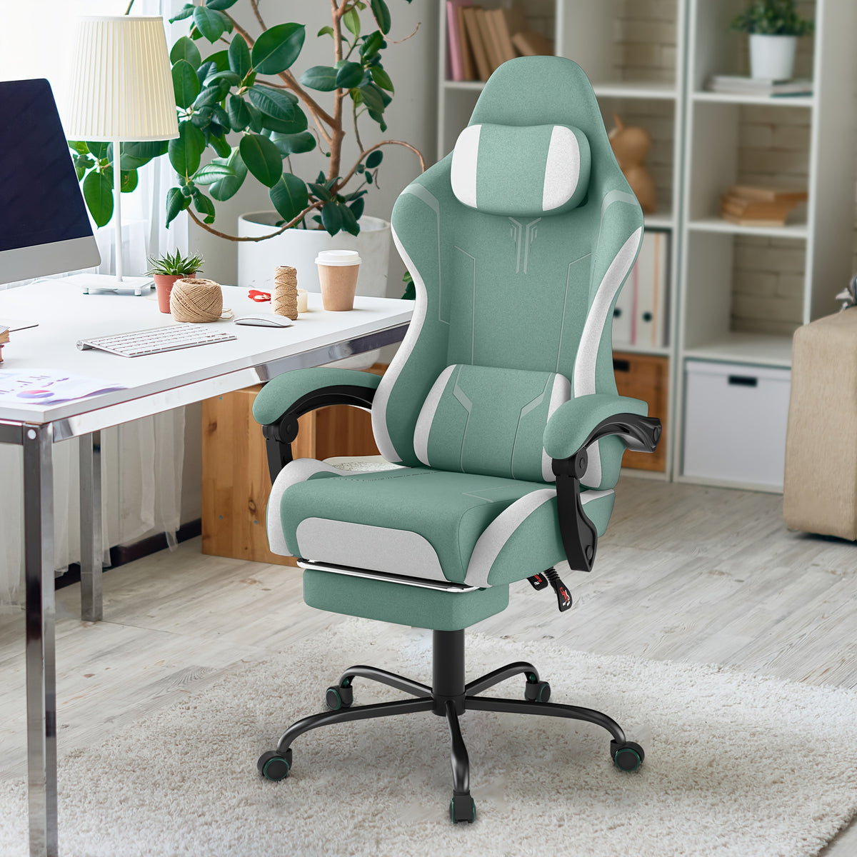 Sedia gaming, 150 kg per gaming e postazione PC – vista dettagliata 9