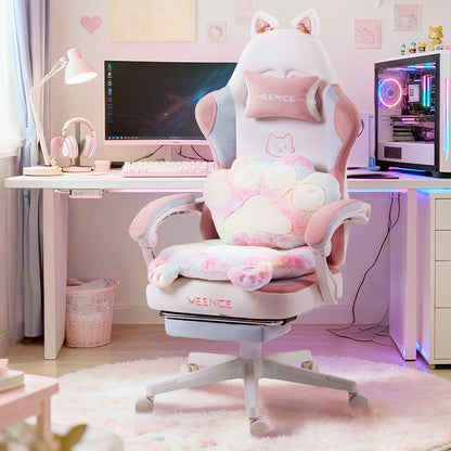 Sedia gaming, Bianco e nero per gaming – vista dettagliata 10