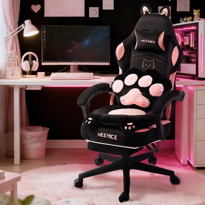Sedia gaming, Bianco e nero per gaming – vista dettagliata 18