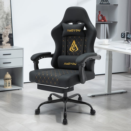 Sedia gaming, Nero per gaming – vista principale