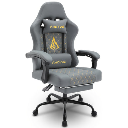 Sedia gaming, Nero per gaming – vista dettagliata 5
