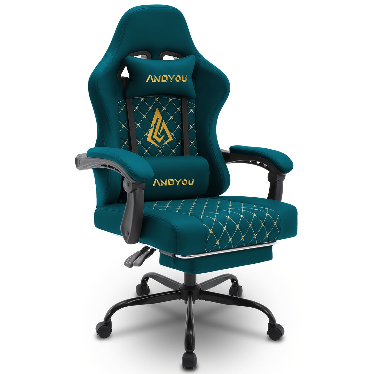 Sedia gaming, Nero per gaming – vista dettagliata 6