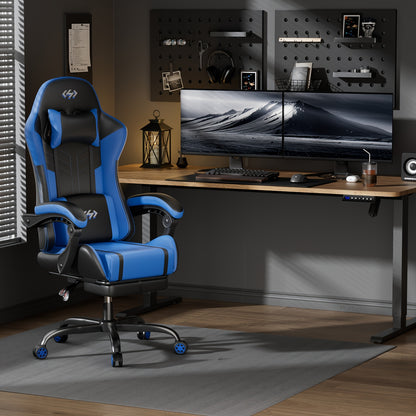 Sedia gaming, Nero rosso per gaming e postazione PC – vista dettagliata 9