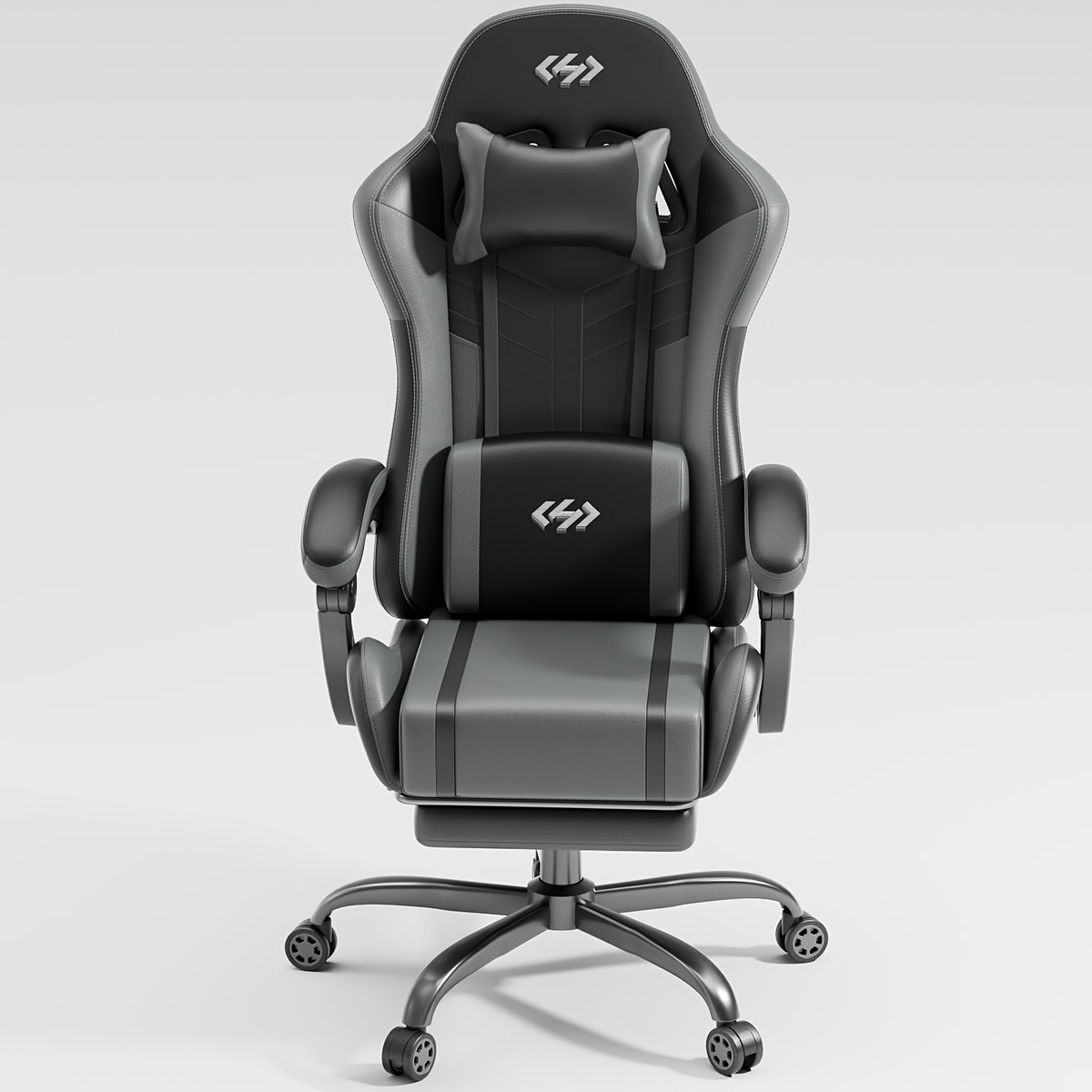 Sedia gaming, Nero rosso per gaming e postazione PC – vista dettagliata 14