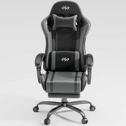 Sedia gaming, Nero rosso per gaming e postazione PC – vista dettagliata 14