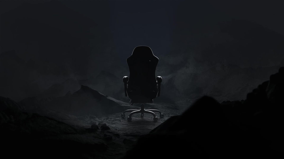 Sedia gaming, Nero rosso per gaming e postazione PC – vista dettagliata 16