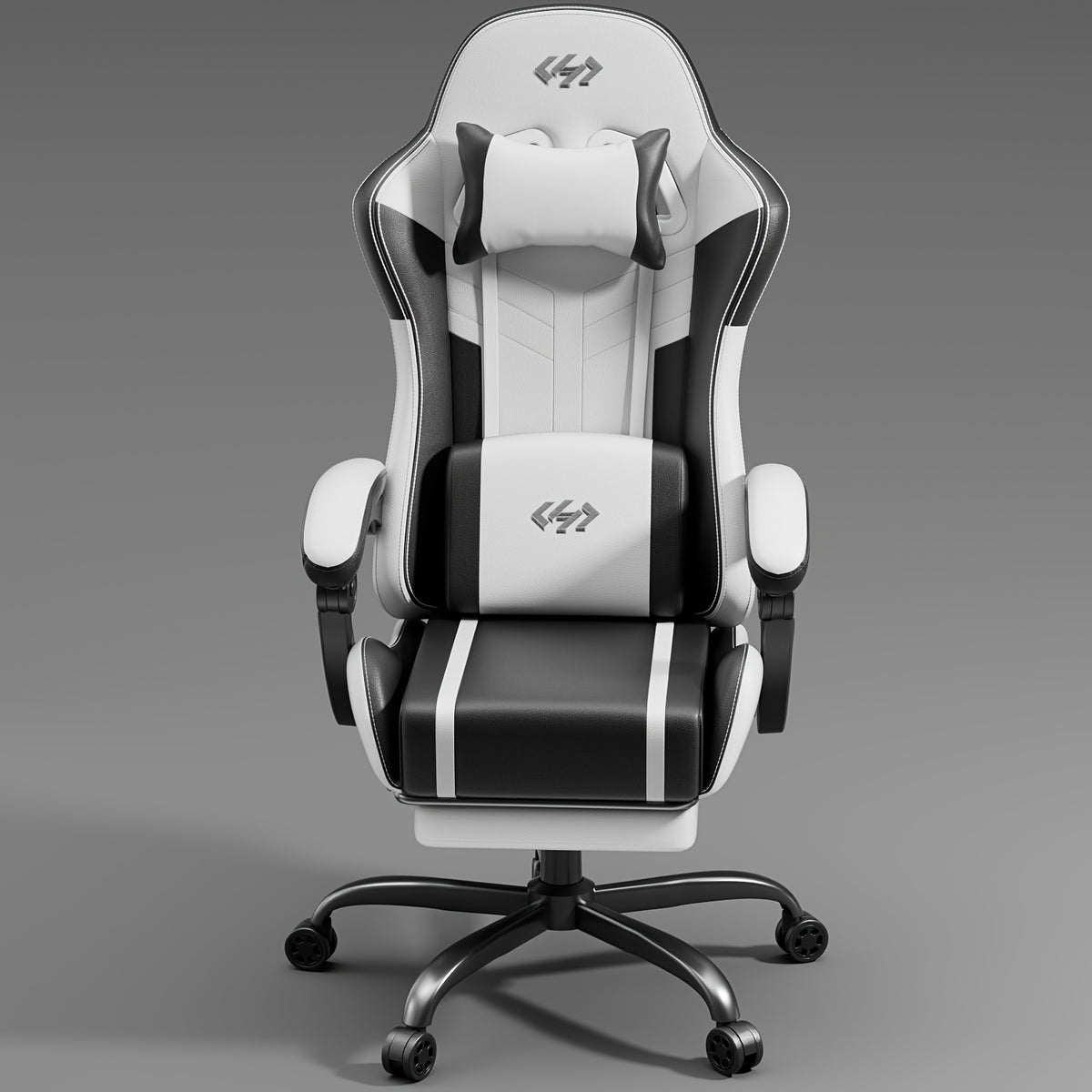 Sedia gaming, Nero rosso per gaming e postazione PC – vista dettagliata 22