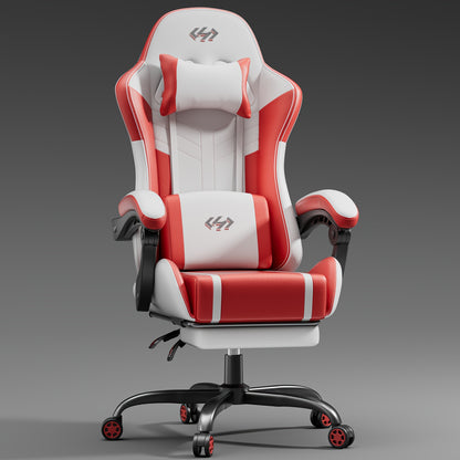 Sedia gaming, Nero rosso per gaming e postazione PC – vista dettagliata 24