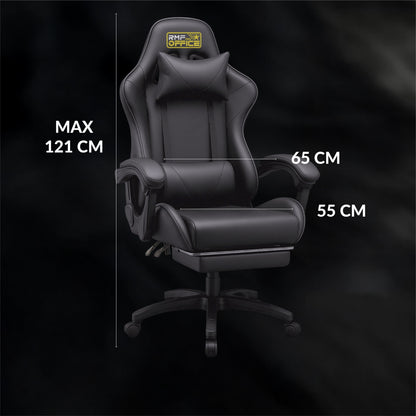 Sedia gaming, regolabile per postazione PC – vista dettagliata 8