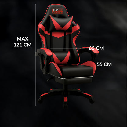 Sedia gaming, regolabile per postazione PC – vista dettagliata 13