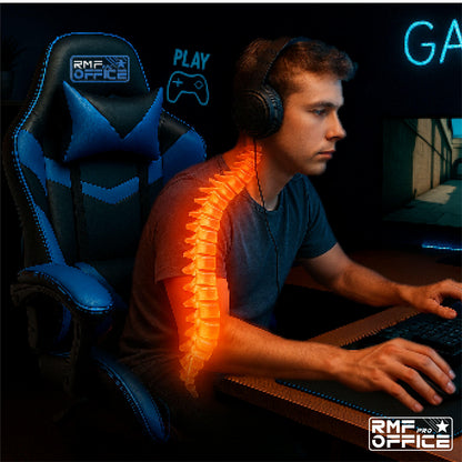 Sedia gaming, regolabile per postazione PC – vista dettagliata 26