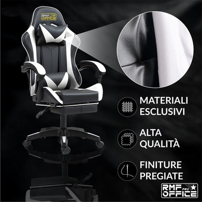 Sedia gaming, regolabile per postazione PC – vista dettagliata 29