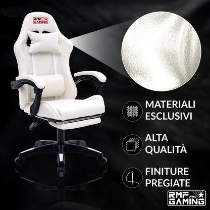Sedia gaming, regolabile per postazione PC – vista dettagliata 44