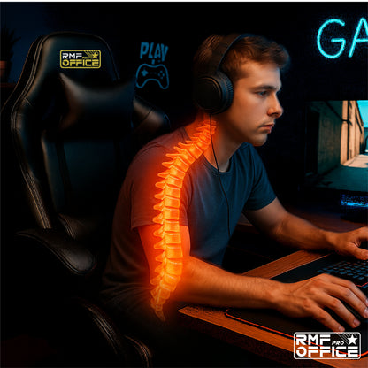 Sedia gaming, regolabile per postazione PC – vista dettagliata 66