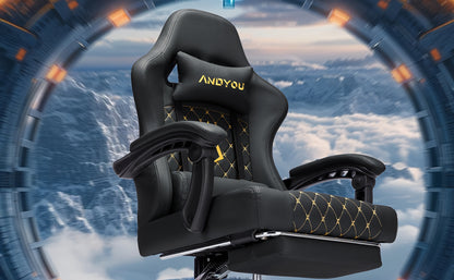 Sedia gaming, regolabile per postazione PC e gaming – vista dettagliata 13