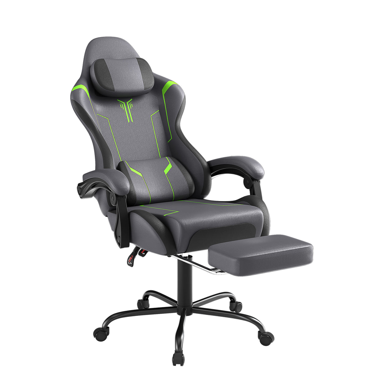 Sedia gaming, rosa per postazione PC e ufficio – vista dettagliata 5