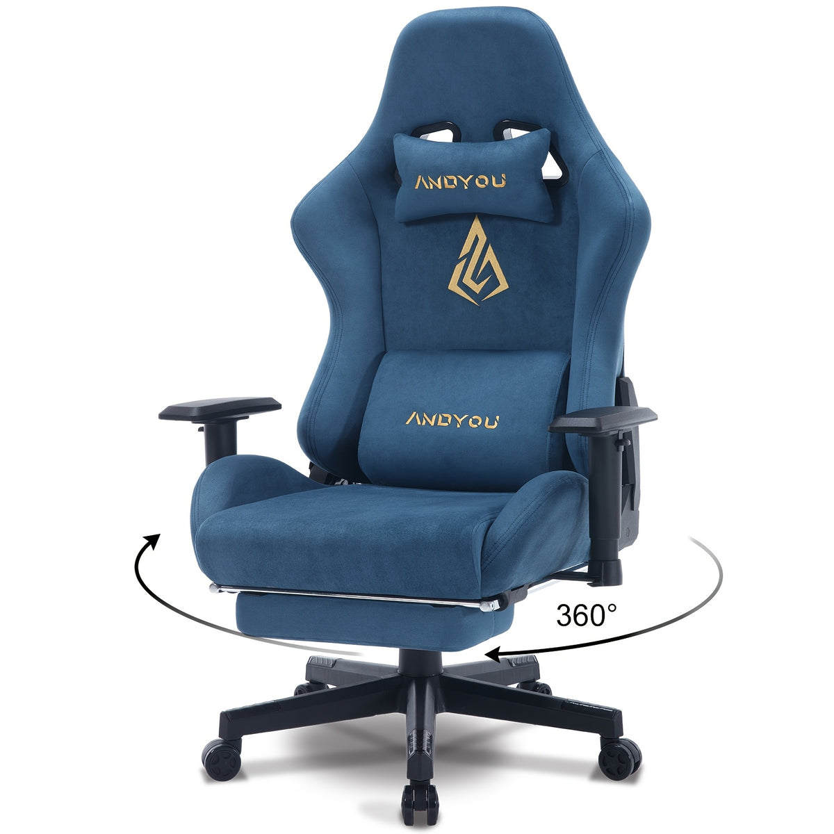 Sedia gaming, Rosso per gaming – vista dettagliata 14