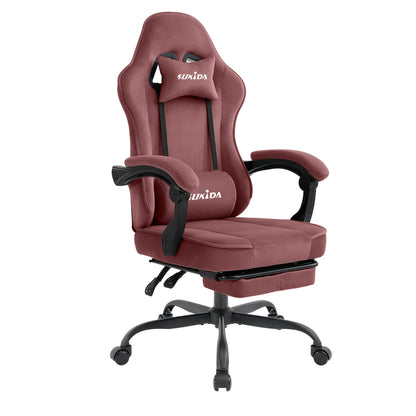 Sedia gaming, velluto per gaming e postazione PC – vista dettagliata 18