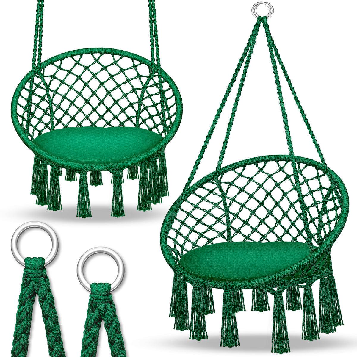 Sedia sospesa, Beige per giardino – vista dettagliata 64