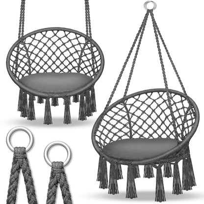 Sedia sospesa, Nero per balcone e giardino – vista dettagliata 60
