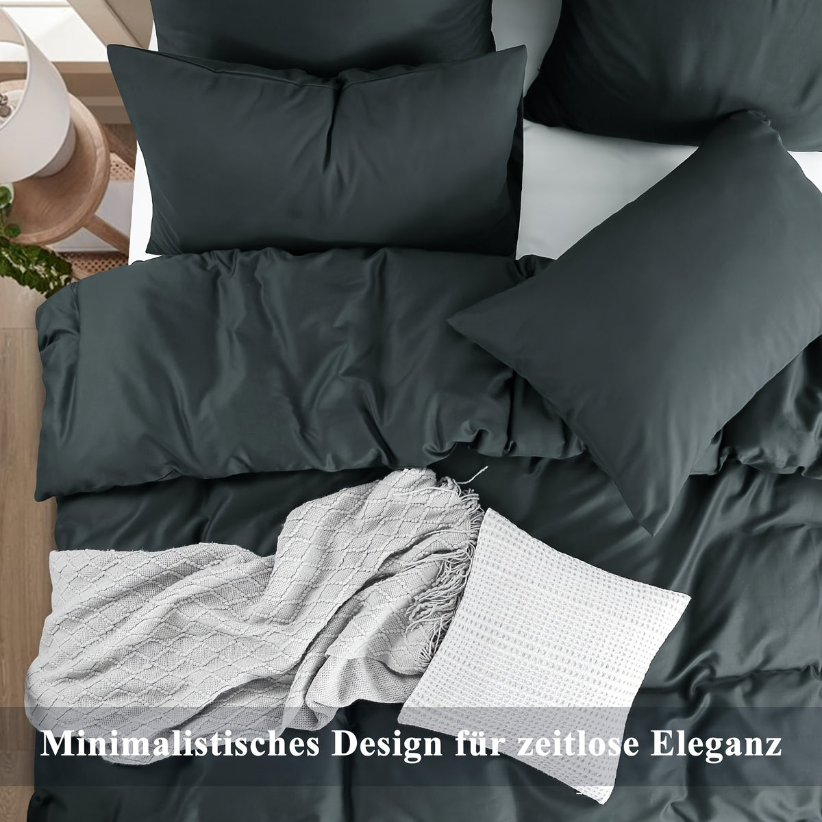 Set copripiumino, 4 pezzi per letto e camera da letto – vista dettagliata 12