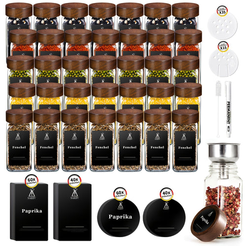Set di barattoli per spezie, 120 ml per cucina e zona pranzo – vista principale