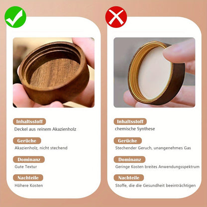 Set di barattoli per spezie, legno per zona pranzo – vista dettagliata 6