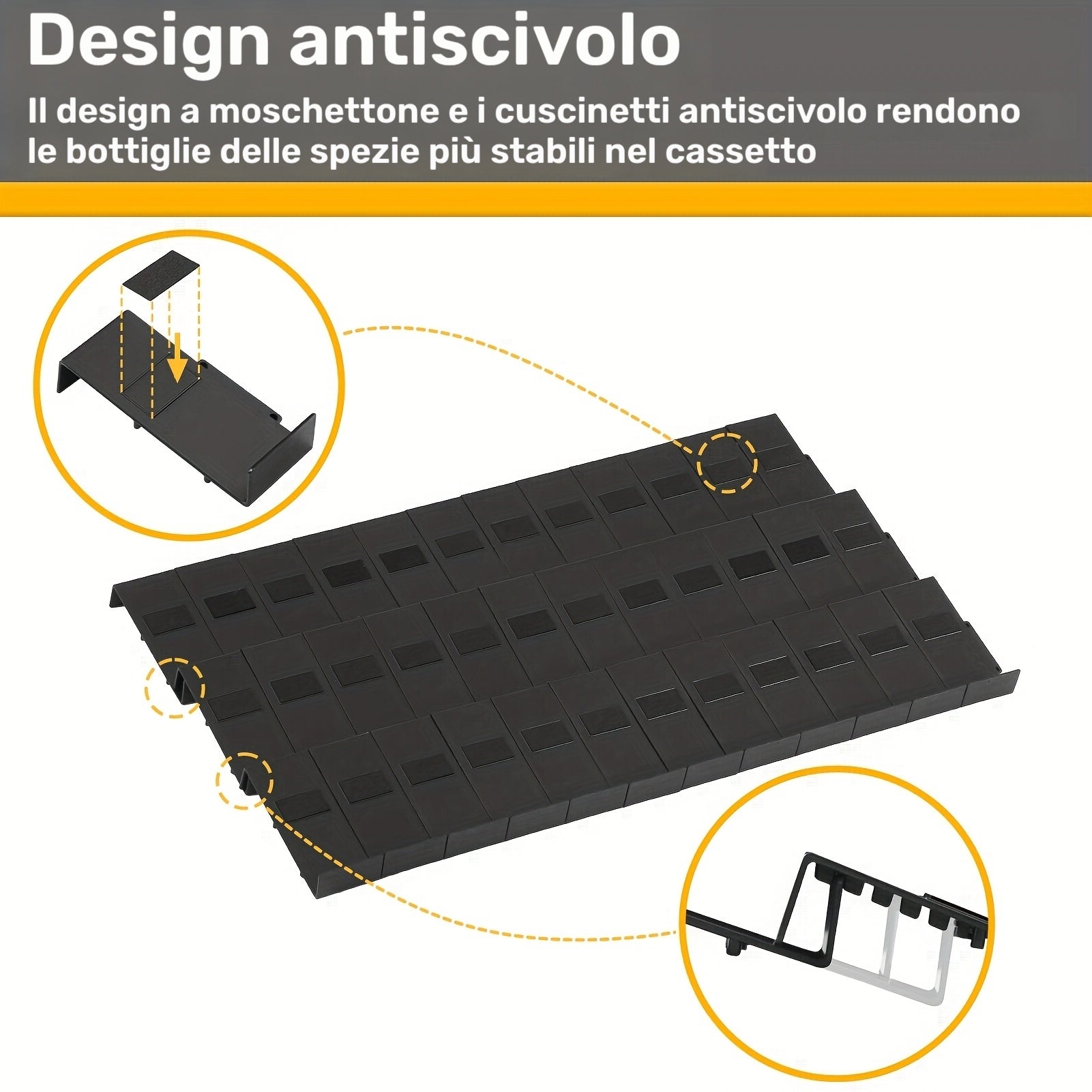 Set di barattoli per spezie per cucina e zona pranzo – vista dettagliata 2