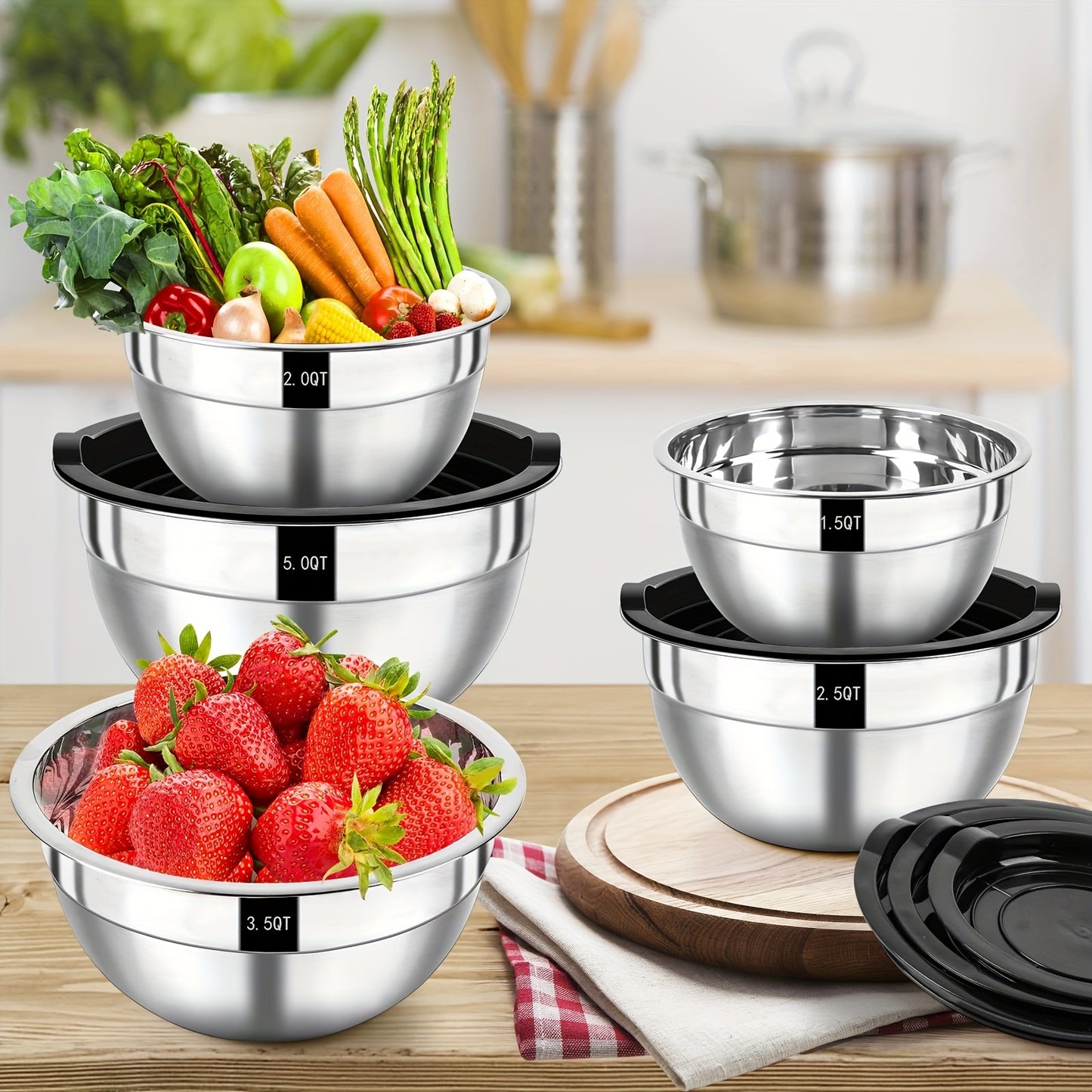 Set di ciotole, 5L per cucina e zona pranzo – vista dettagliata 14