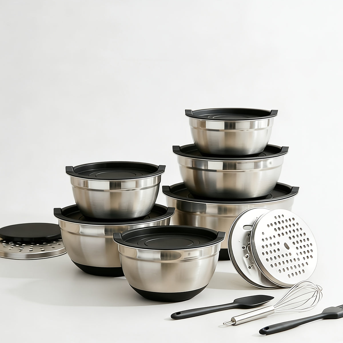 Set di ciotole, antiscivolo per cucina e zona pranzo – vista dettagliata 4