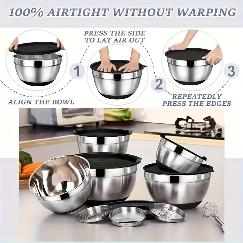 Set di ciotole, antiscivolo per cucina e zona pranzo – vista dettagliata 5
