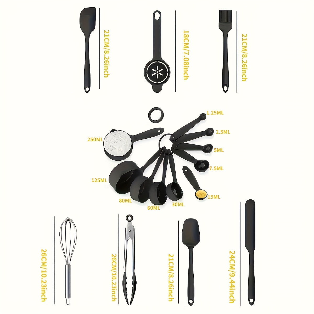 Set di ciotole, antiscivolo per cucina e zona pranzo – vista dettagliata 11