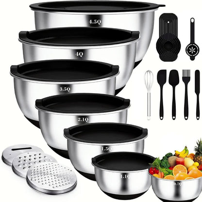 Set di ciotole, antiscivolo per zona pranzo e cucina – vista dettagliata 10