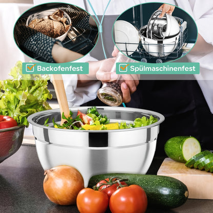 Set di ciotole, antiscivolo per zona pranzo e cucina – vista dettagliata 14